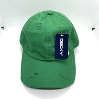 ≪委託商品≫Decky　無地　グリーン　アジャスタブル　キャップ