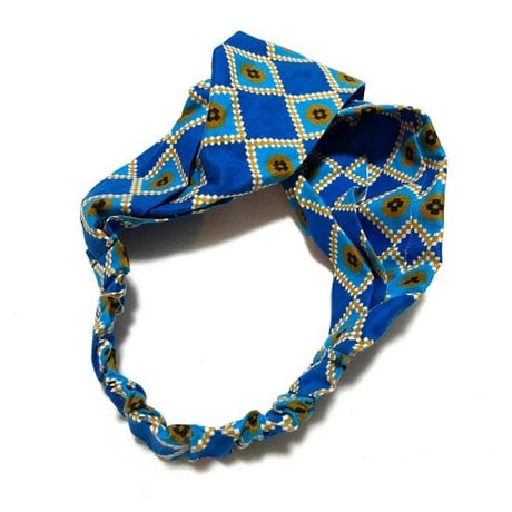 アフリカンプリント　アフリカ布　パーニュ　キテンゲ　クロス　ヘアバンド　African print Head wrap