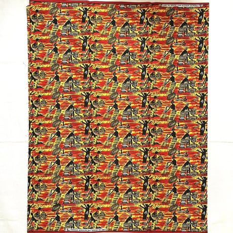 《商品説明をお読み下さい》アフリカ布　布　ハンドメイド　パーニュ　キテンゲ　アフリカンバティック　アフリカンプリント布