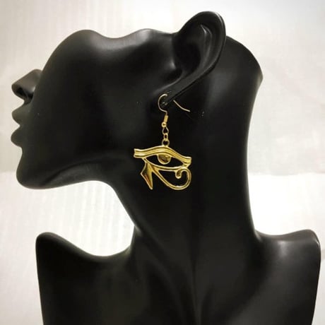 アフリカ　エジプト　Egypt　ホルス　ホルスの目　Horus　シルバー　ピアス　hiphop