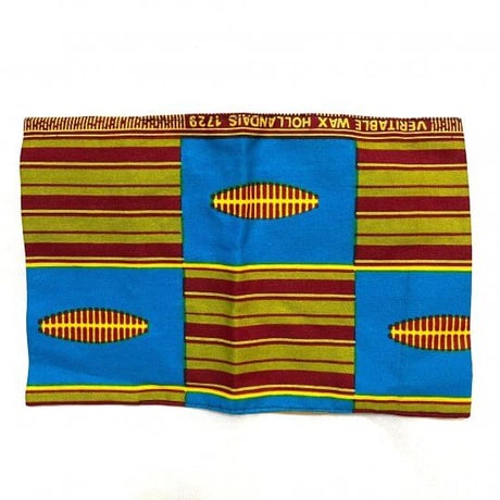 アフリカンプリント　ハンドメイド　ケンテ　ブックカバー　文庫サイズ　小説サイズ　150×106mm　アフリカ布　African print handmade Kente