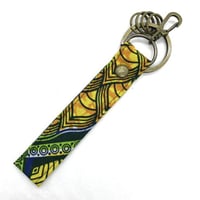 アフリカンプリント　アフリカ布　パーニュ　キテンゲ　ハンドメイド　キーホルダー　African print