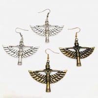 アフリカ　エジプト　Egypt　イシス　Isis　女神　シルバー　ゴールド　ピアス　hiphop