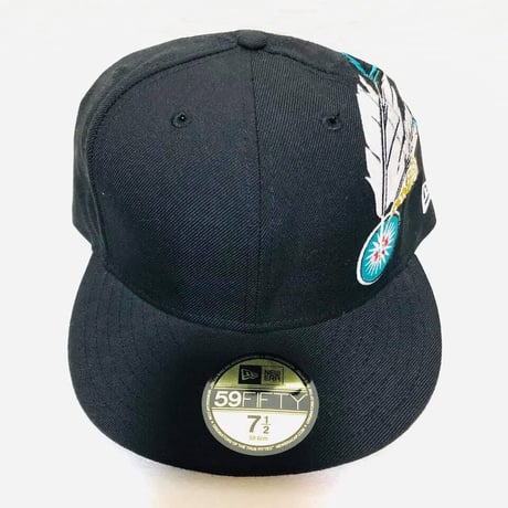 ≪委託商品≫New era FITTED cap　ブラック　ニューエラ　キャップ　フィテード