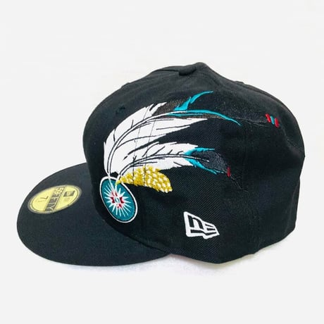 ≪委託商品≫New era FITTED cap　ブラック　ニューエラ　キャップ　フィテード