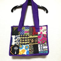 《USED》アフリカンプリント　ケニア　アフリカ　ハンドメイド　パッチワーク　ショルダーバッグ　パーニュ　キテンゲ