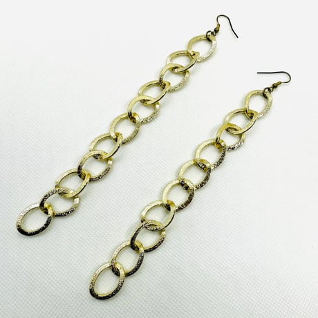 在庫処分SALE　ゴールド　チェーン　ピアス　ヒップホップ　90年代　90’s hiphop Bling Bling