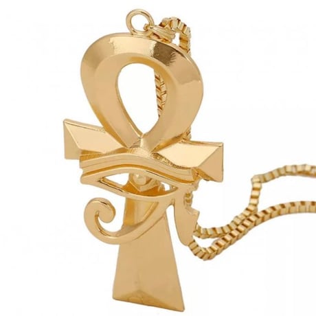 ビッグサイズ　アフリカ　エジプト　Egypt　アンク　Ankh　ゴールド　ネックレス　hiphop