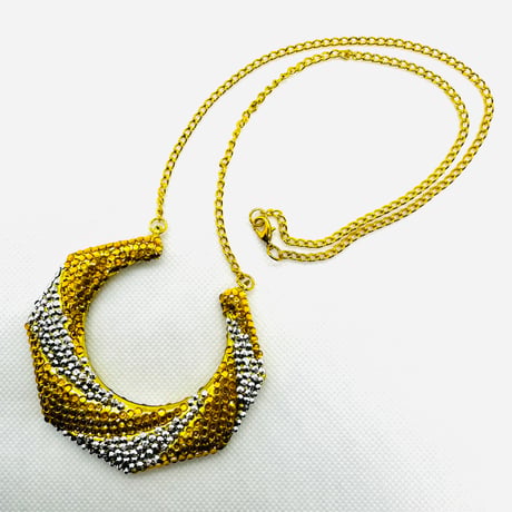 在庫処分SALE　ゴールド×シルバー　ネックレス　ヒップホップ　90年代　90’s hiphop Bling Bling