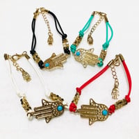 ハムサ　ファティマの手　エスニック　ボヘミアン　ブレスレット　Hamusa Ethnic Bohemian bracelet