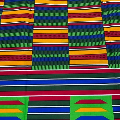 《商品説明をお読み下さい》アフリカ布　布　ケンテ　kente　ハンドメイド　パーニュ　キテンゲ　アフリカンバティック　アフリカンプリント布