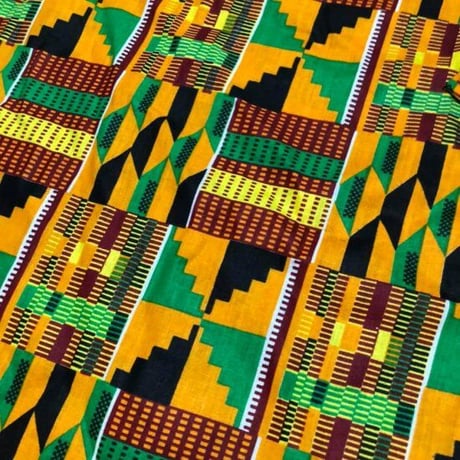 アフリカンプリント　ケンテ　長袖　ダシキ　Africa Kente Dashiki #2