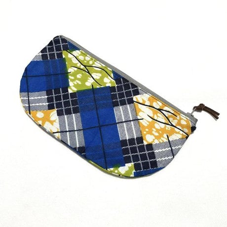 アフリカンプリント　アフリカ布　ハンドメイド　ポーチ　African print porch
