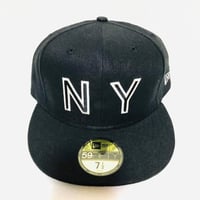 ≪委託商品≫New era FITTED cap NY New York　ブラック　ニューエラ　キャップ　フィテード