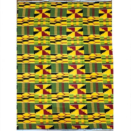 《商品説明をお読み下さい》アフリカ布　布　ケンテ　kente　ハンドメイド　パーニュ　キテンゲ　アフリカンバティック　アフリカンプリント布