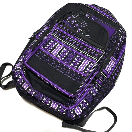 アフリカンプリント　リュック　バックパック　ダシキ　African Print Backpack Dashiki