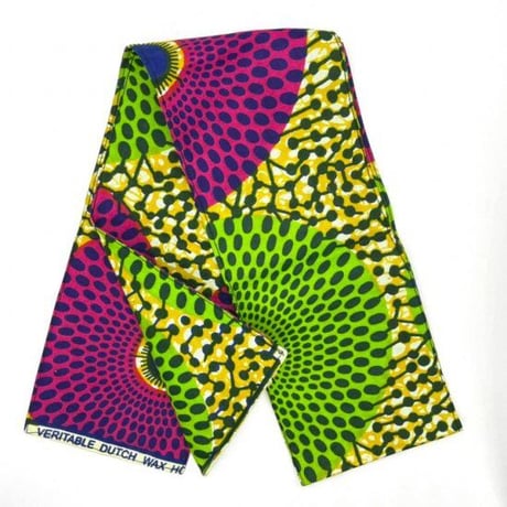 アフリカンプリント　アフリカ布　ヘッドラップ　ヘアラップ　African print Head wrap