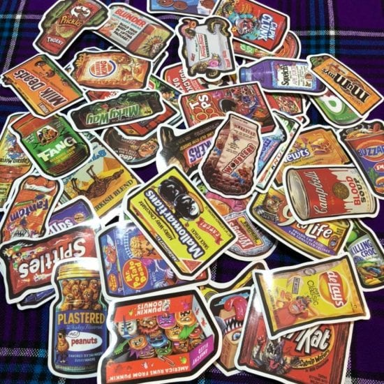 海外製 ステッカー スナック菓子系 約156枚 50枚セット お菓子 海外 スナック Sticker ステッカー シール | Crazy