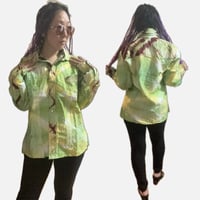 USED Made in Africa Congo アフリカンプリント　長袖　シャツ　African print shirt