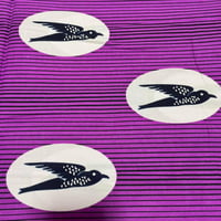 《商品説明をお読み下さい》アフリカ布　布　ハンドメイド　パーニュ　キテンゲ　アフリカンバティック　アフリカンプリント布  鳥
