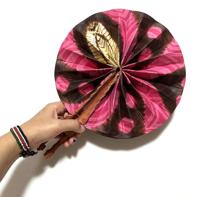 Made in Africa アフリカンプリント パーニュ キテンゲ うちわ