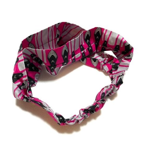 アフリカンプリント　アフリカ布　パーニュ　キテンゲ　クロス　ヘアバンド　African print Head wrap