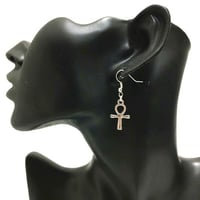アフリカ　エジプト　Egypt　アンク　Ankh　シルバー　ミニ　ピアス