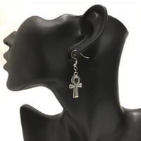 アフリカ　エジプト　Egypt　アンク　Ankh　シルバー　ミニ　ピアス