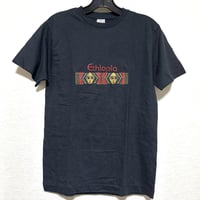 《Fair trade/売上10%を孤児院募金》刺繡　エチオピア　イラスト　Tシャツ　 アフリカ　T-Shirt　Ethiopia
