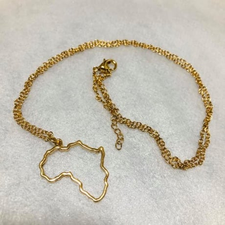 2色　アフリカ　アフリカ大陸　ネックレス　ネックレス　Africa African Map