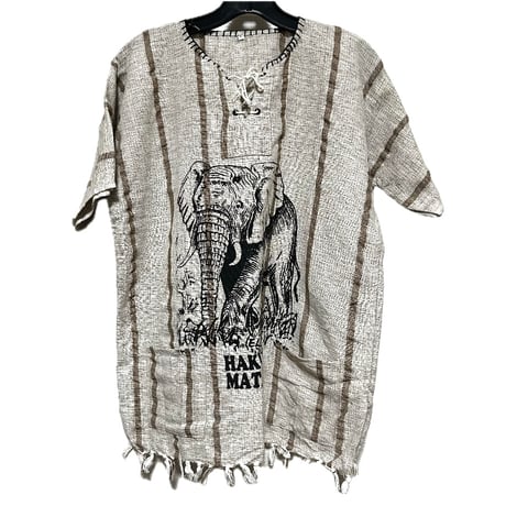ハクナマタタ　ケニア　象　ゾウ　シャツ　Made in Kenya Hakuna matata shirt