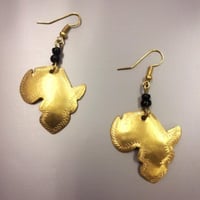 Made in Kenya　アフリカ　ケニア　真鍮　黄銅　アフリカ大陸　アフリカン　ゴールド　ハンドメイド　ピアス　Brass