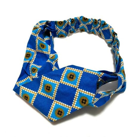 アフリカンプリント　アフリカ布　パーニュ　キテンゲ　クロス　ヘアバンド　African print Head wrap