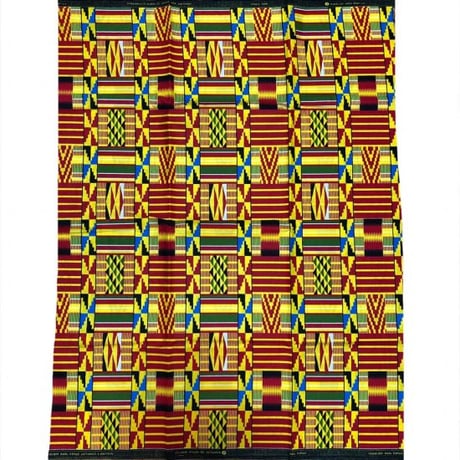 《商品説明をお読み下さい》型押しプリント　ワックスプリント　アフリカ布　布　ケンテ　kente　ハンドメイド　パーニュ　キテンゲ　アフリカンバティック　アフリカンプリント布