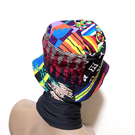 アフリカンプリント　バケットハット　ハット　帽子　African print Hat