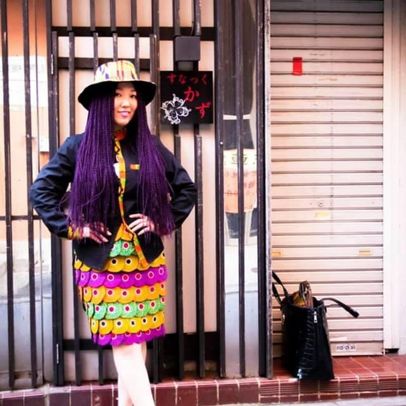 アフリカンプリント アイ柄 カラフル スカート African print アフリカンプリント アイ柄 カラフル スカート African print