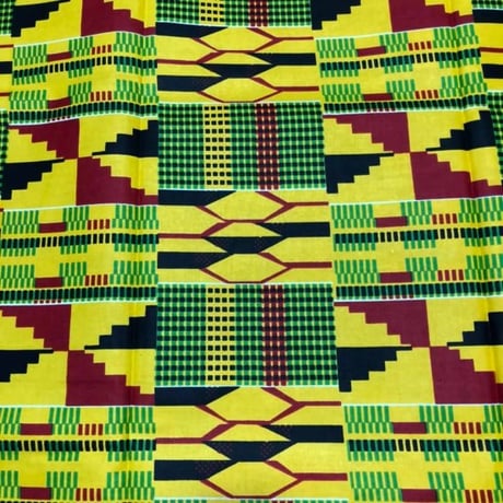 《商品説明をお読み下さい》アフリカ布　布　ケンテ　kente　ハンドメイド　パーニュ　キテンゲ　アフリカンバティック　アフリカンプリント布