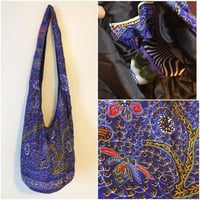 Made in Kenya　アフリカ　ケニア　ハンドメイド　丸底　ショルダーバッグ　パーニュ　キテンゲ　アフリカ布　アフリカンプリント布