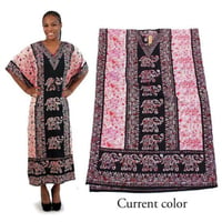 エスニック　象　アフリカ　カフタン　ワンピース　Africa Elephant Kaftan