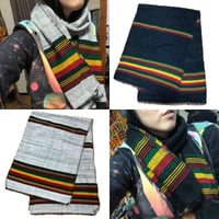 《Fair trade/売上10%を孤児院募金》エチオピア　ラスタ　ストール　スカーフ　インテリア　Ethiopia Ethiopian traditional scarf stole