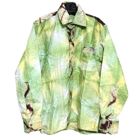 USED Made in Africa Congo アフリカンプリント　長袖　シャツ　African print shirt