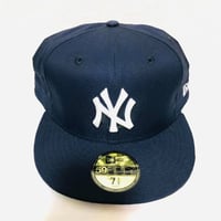 ≪委託商品≫New era FITTED cap MLB NY New York Yankees　ネイビー　ニューヨーク・ヤンキース　ニューエラ　キャップ　フィテード