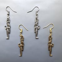 アフリカ　エジプト　Egypt　イシス　Isis　女神　シルバー　ゴールド　ピアス