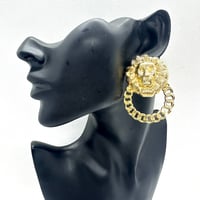 在庫処分SALE　Designed in USA　ライオン　ピアス　ヒップホップ　90年代　90’s hiphop