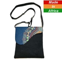 アフリカンプリント　ダシキ　ハンドメイド　ケニア　ショルダーバッグ　African print Dashiki Crossbody Bag