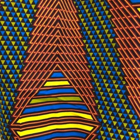 アフリカンプリント　アフリカ布　ハンドメイド　リバーシブル　エコバッグ Africanprint Handmade Reversible Eco Bag