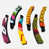 アフリカンプリント　アフリカ布　パーニュ　キテンゲ　ハンドメイド　バナナクリップ　African print