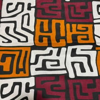 《商品説明をお読み下さい》アフリカ布　布　ハンドメイド　パーニュ　キテンゲ　アフリカンバティック　アフリカンプリント布　クバプリント　Kuba print
