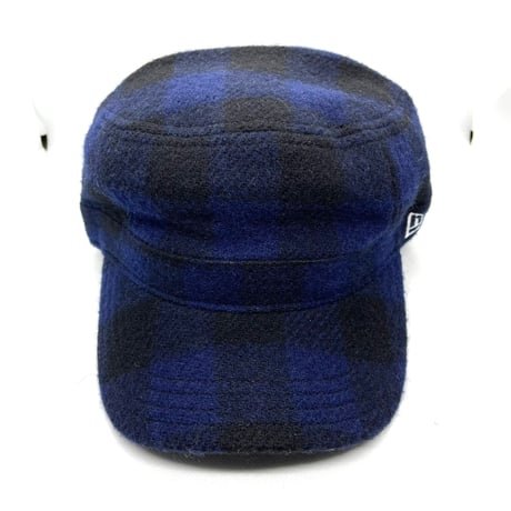 ≪委託商品≫海外輸入品　New era FITTED cap　ブラック×ディープブルー　ワークキャップ　ニューエラ　キャップ　フィテード