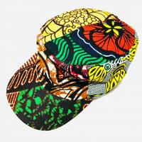 アフリカンプリント　ミリタリーキャップ　パーニュ　キテンゲ　キャップ　ハット　帽子　African print cap
